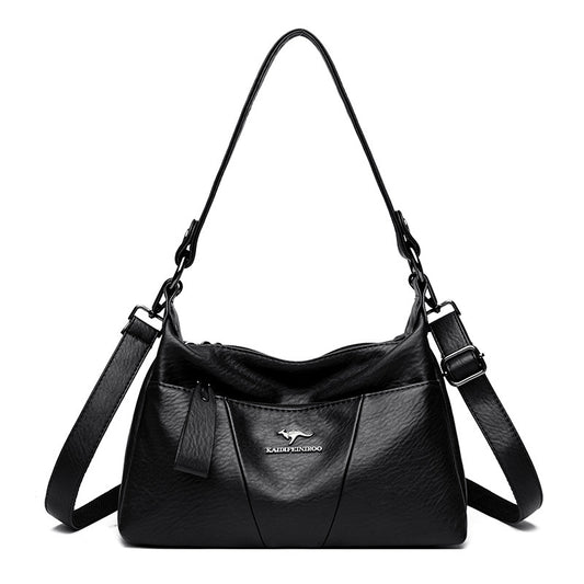 Casual Messenger Black Shoulder Bags for Women