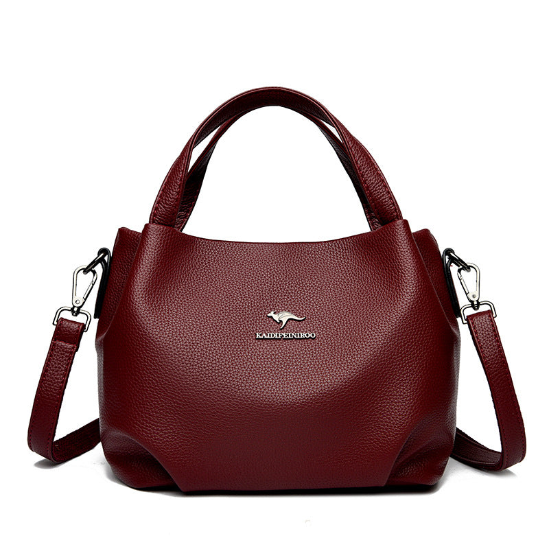 Mom Red Large Cross Shoulder Bags for Women