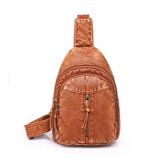 New Brown Leather Ladies Cross Body Bag for Fashion